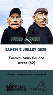 Concert de NORD//NOIR - Main Square Festival - 10 Doigts en Cavale