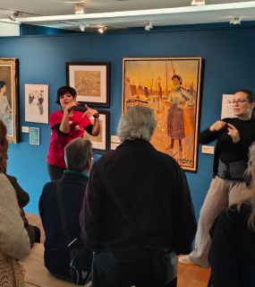 Journée Musée sensoriel - Visite guidée LSF inclusive - Musée Charles Milcendeau