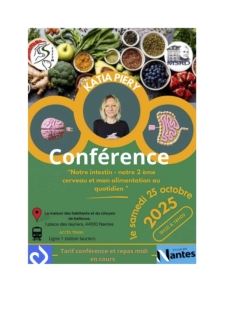 Conférence " Notre intestin-notre2 eme cerveau et mon alimentation au quotidien" - CSCS44