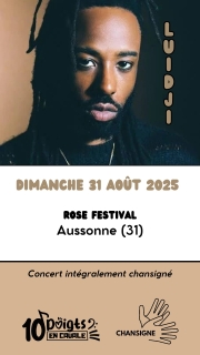 Concert de Luidji -  Rose Festival - 10 Doigts en Cavale
