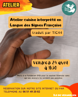 Atelier Cuisine en LSF ! - La Cocotte Solidaire