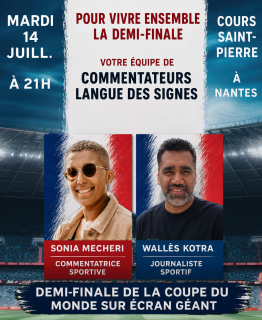 Demi-finale de la coupe du monde en LSF - Direction égalité - Ville de Nantes