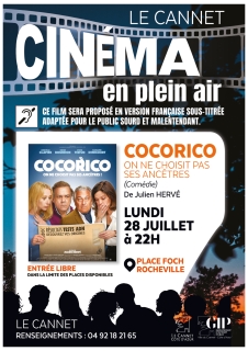 Cinéma En plein Air – “Cocorico” - UNANIMES secteur 06/PACA