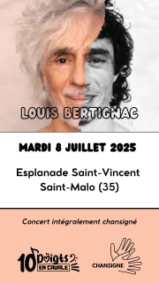 Concert de LOUIS BERTIGNAC à Saint-Malo - 10 Doigts en Cavale