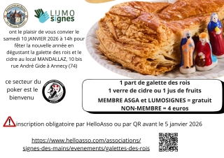 GALETTE DES ROIS - Association des Sourds du Grand Annecy