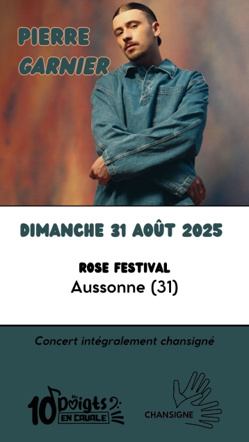 Concert de Pierre Garnier -  Rose Festival