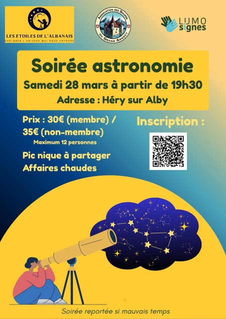 Soirée astronomie