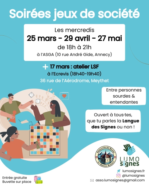 Soirée Jeux de sociétés