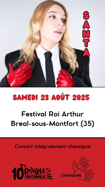 Concert de SANTA -  Festival du Roi Arthur