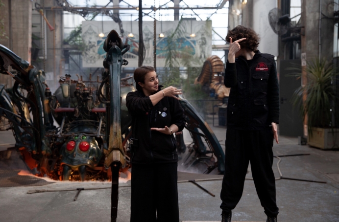 Visite LSF de la Galerie des Machines